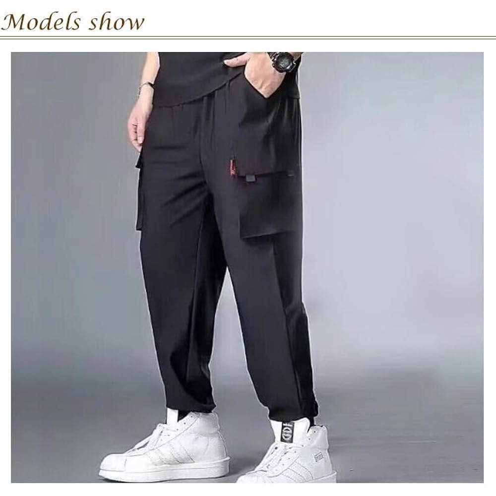 PXG ゴルフ　ロングパンツ　L ブラック　カーゴパンツ　春夏　メンズ セール10%OFF】ラグスタイル LUXSTYLE サルエルカーゴパンツ